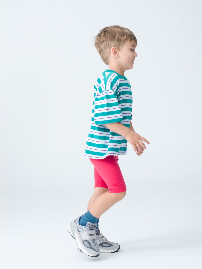 ロンハーマン ニット　レギンス　ネイビー ストレッチ ストライプ レギンス（レッド/ブルー/100-140cm