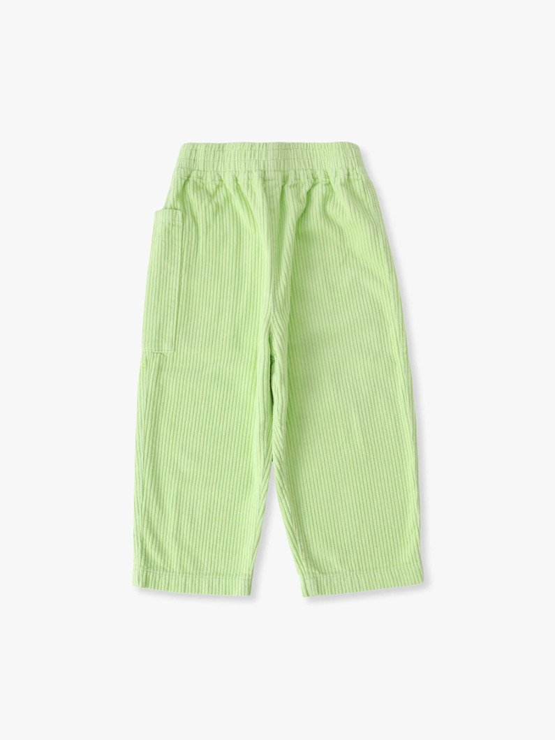 コーデュロイ パンツ（ピンク/ライム/ブルー/100-140cm） 詳細画像 lime 3