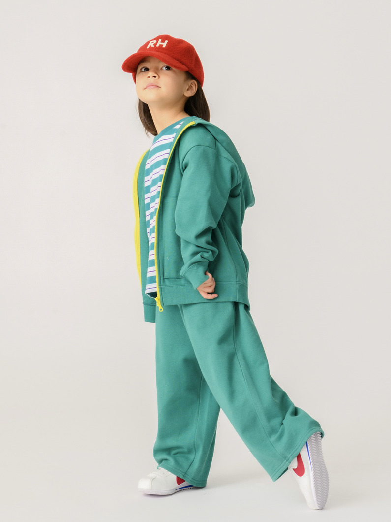 ジュードー パンツ（グリーン/ネイビー/100-140cm） 詳細画像 green 5