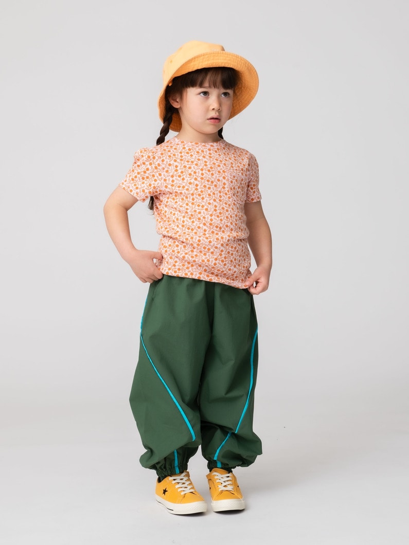 ナイロン トラック パンツ（グリーン/4-10Y） 詳細画像 green 2