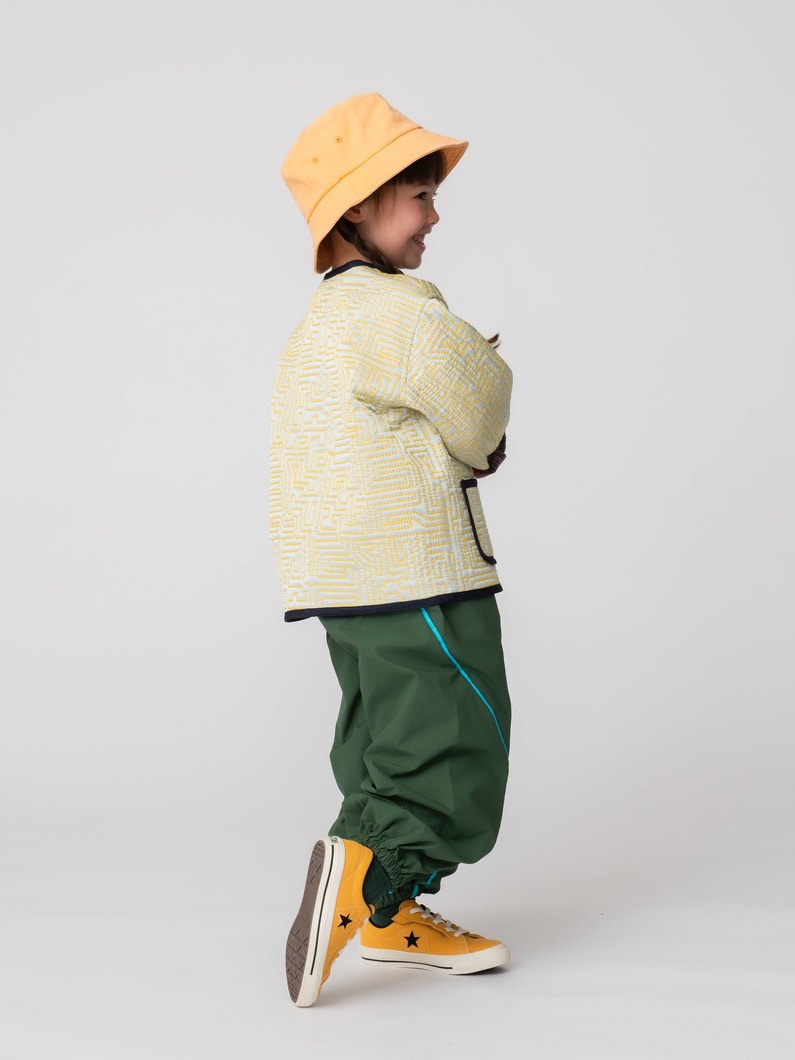 ナイロン トラック パンツ（グリーン/4-10Y） 詳細画像 green 3