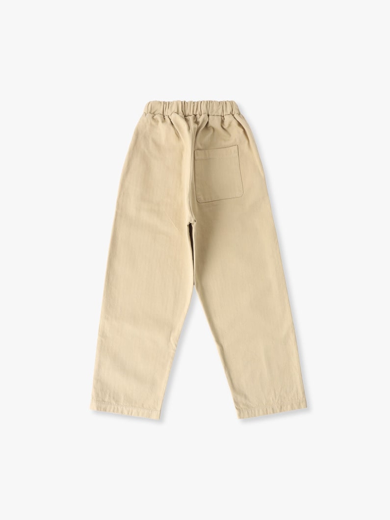 コットン テーパード パンツ（8-10Y） 詳細画像 beige 1