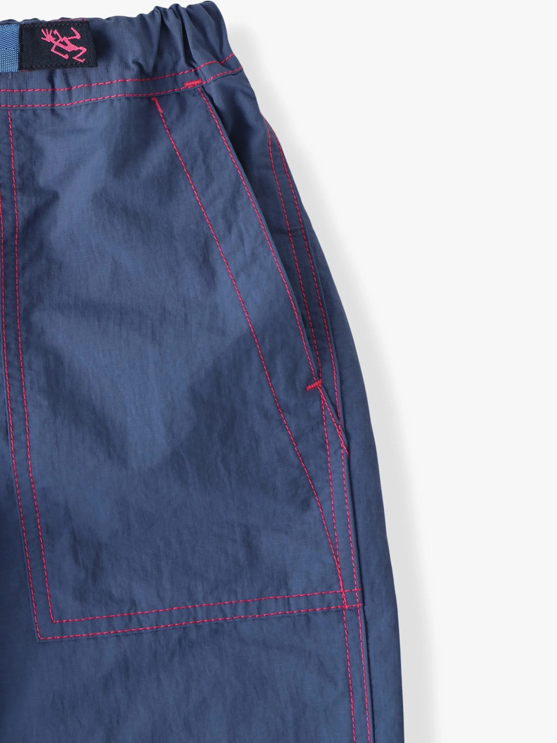 ルーズ テーパード パンツ（ブルー/カーキ/ブラック/100-150cm） 詳細画像 khaki 2