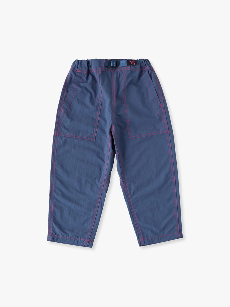 ルーズ テーパード パンツ（ブルー/カーキ/ブラック/100-150cm） 詳細画像 blue