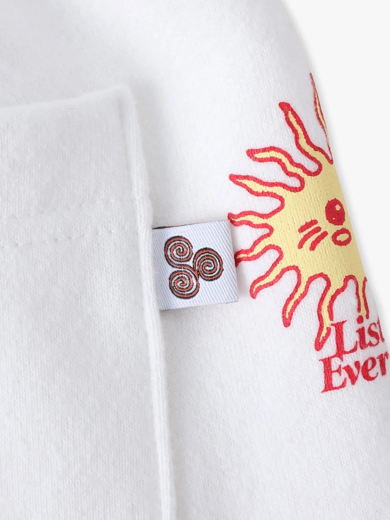 リッスン トゥ エブリシング パンツ（ホワイト/ダークグレー/130-150cm） 詳細画像 dark gray 2