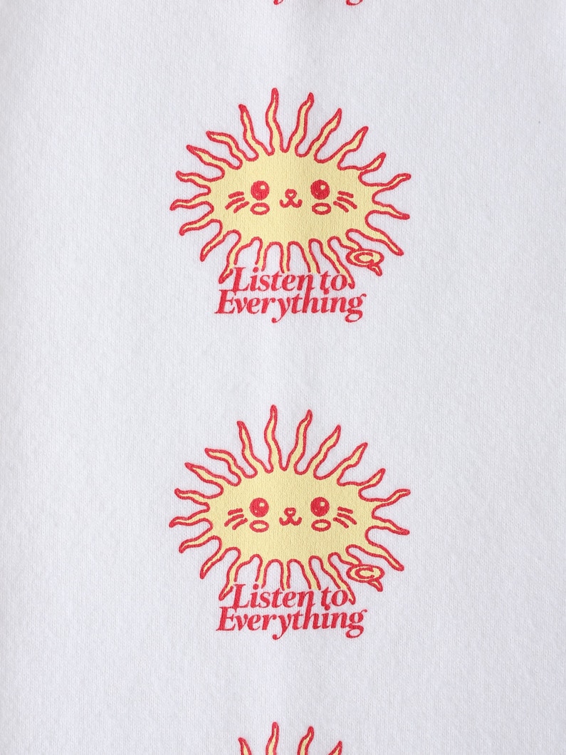 リッスン トゥ エブリシング パンツ（ホワイト/ダークグレー/130-150cm） 詳細画像 dark gray 3