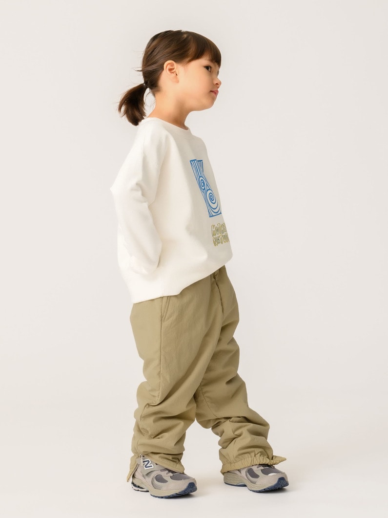 パディング トラック パンツ（ベージュ/ブラック/100-140cm） 詳細画像 beige 6