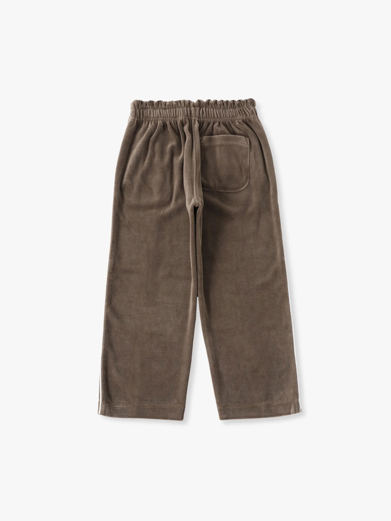 ベロアトラックパンツ（100-120cm） 詳細画像 brown 1