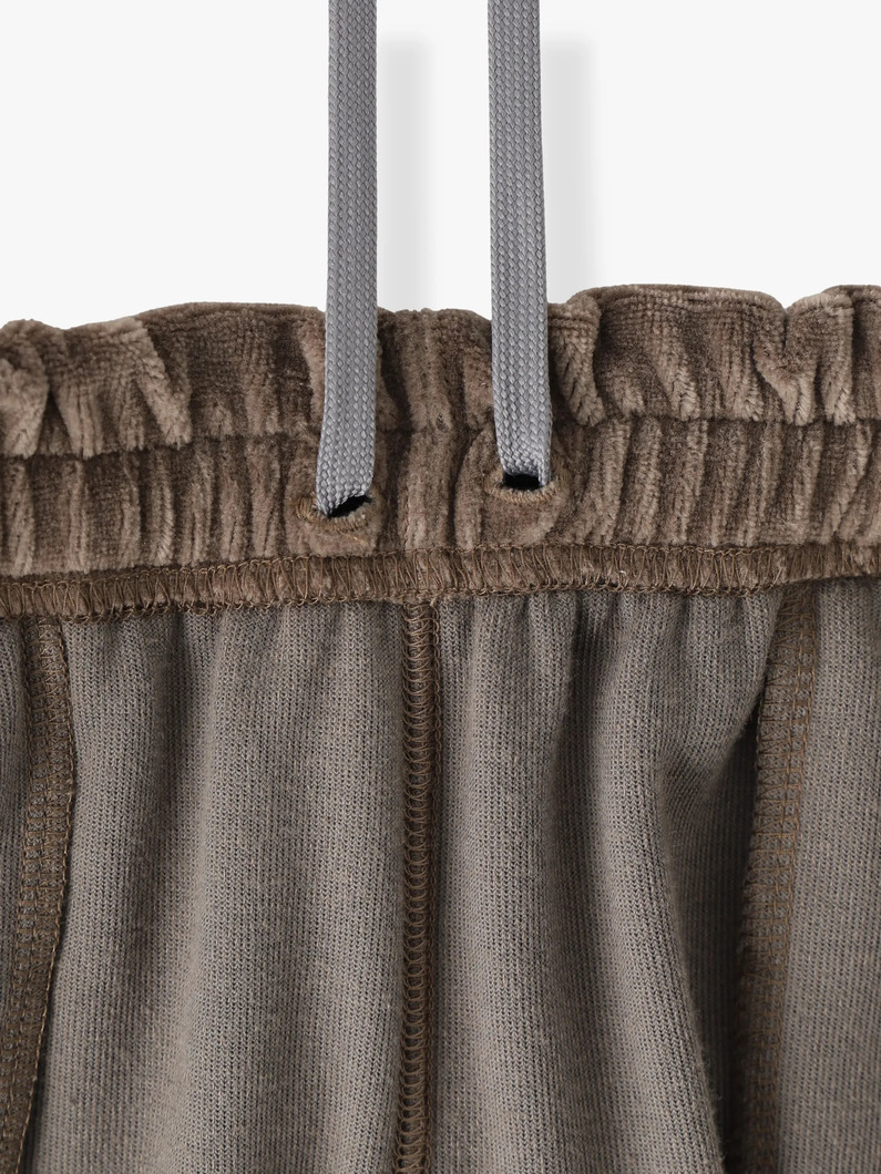 ベロアトラックパンツ（100-120cm） 詳細画像 brown 2