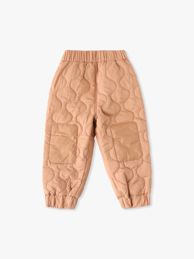 キルテッド パフ ジョガー パンツ（ライトピンク/ダークブルー/18M-3Y） 詳細画像 light pink