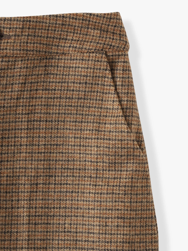 ハウンドトゥース チェック ショーツ（6-8Y） 詳細画像 brown 3