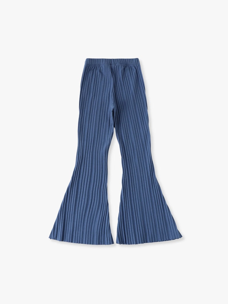 ウルトラワイド　レッグ　リブ パンツ（10Y） 詳細画像 blue 1