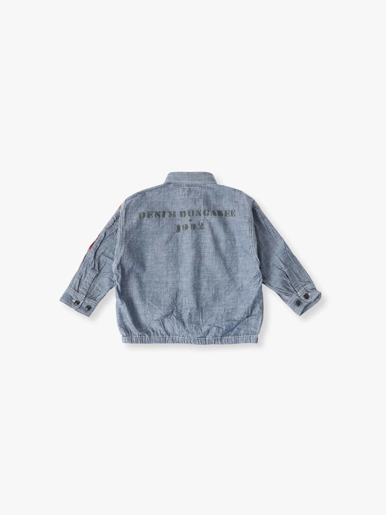 シャギー チェック リメイクシャツ（105-125cm） 詳細画像 red 1