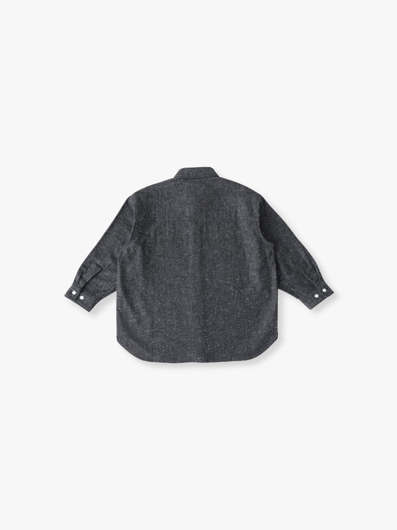 ネップ レギュラーカラー シャツ（100-120cm） 詳細画像 other 1