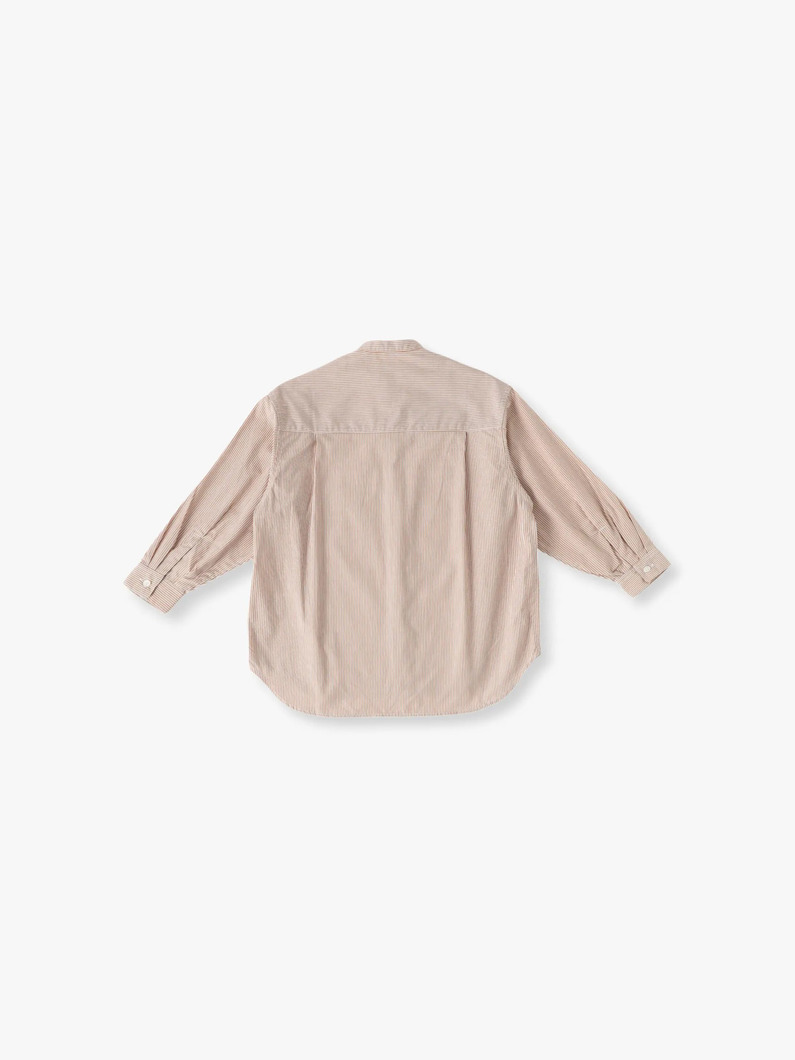 バンドカラー シャツ（100-120cm） 詳細画像 orange 1