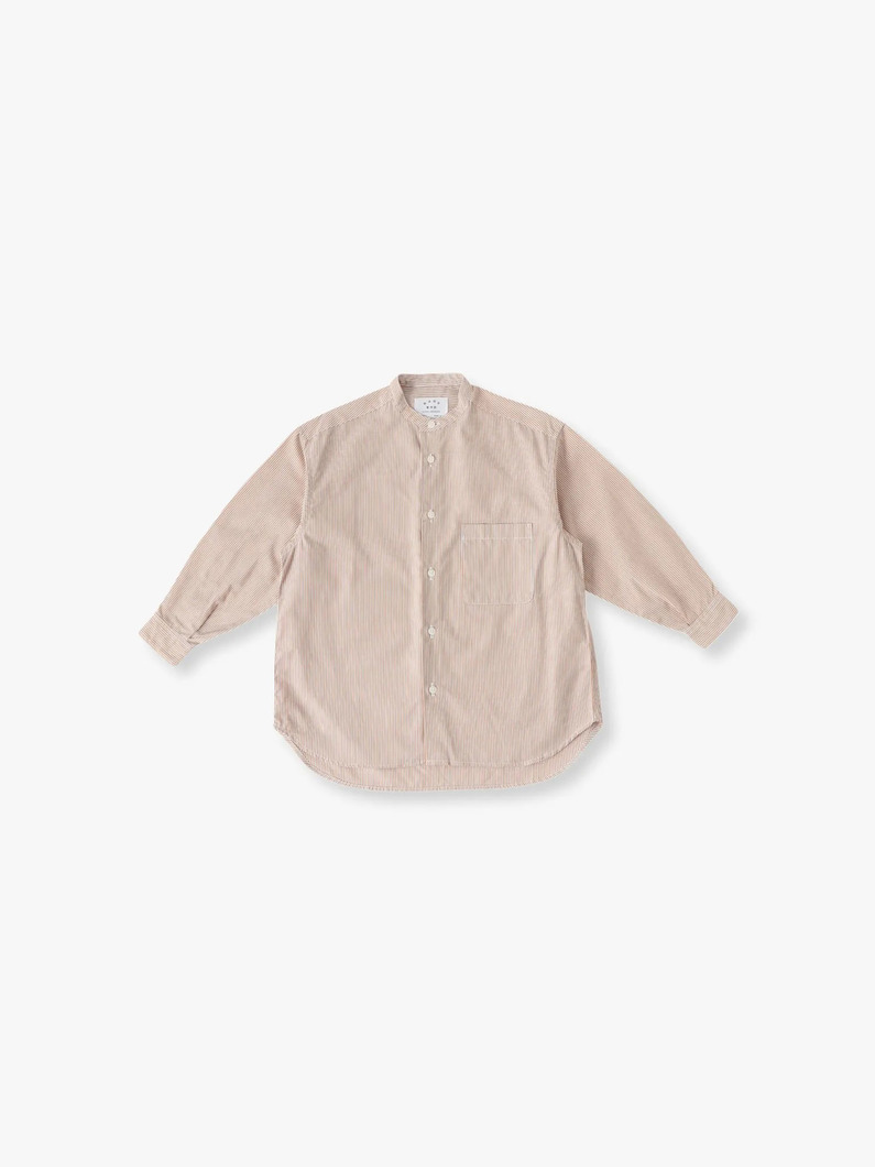 バンドカラー シャツ（100-120cm） 詳細画像 orange 1