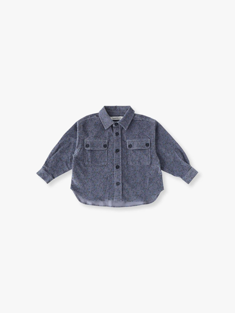 プリントコーデュロイ オーバーサイズ シャツ（6-8Y） 詳細画像 other 2