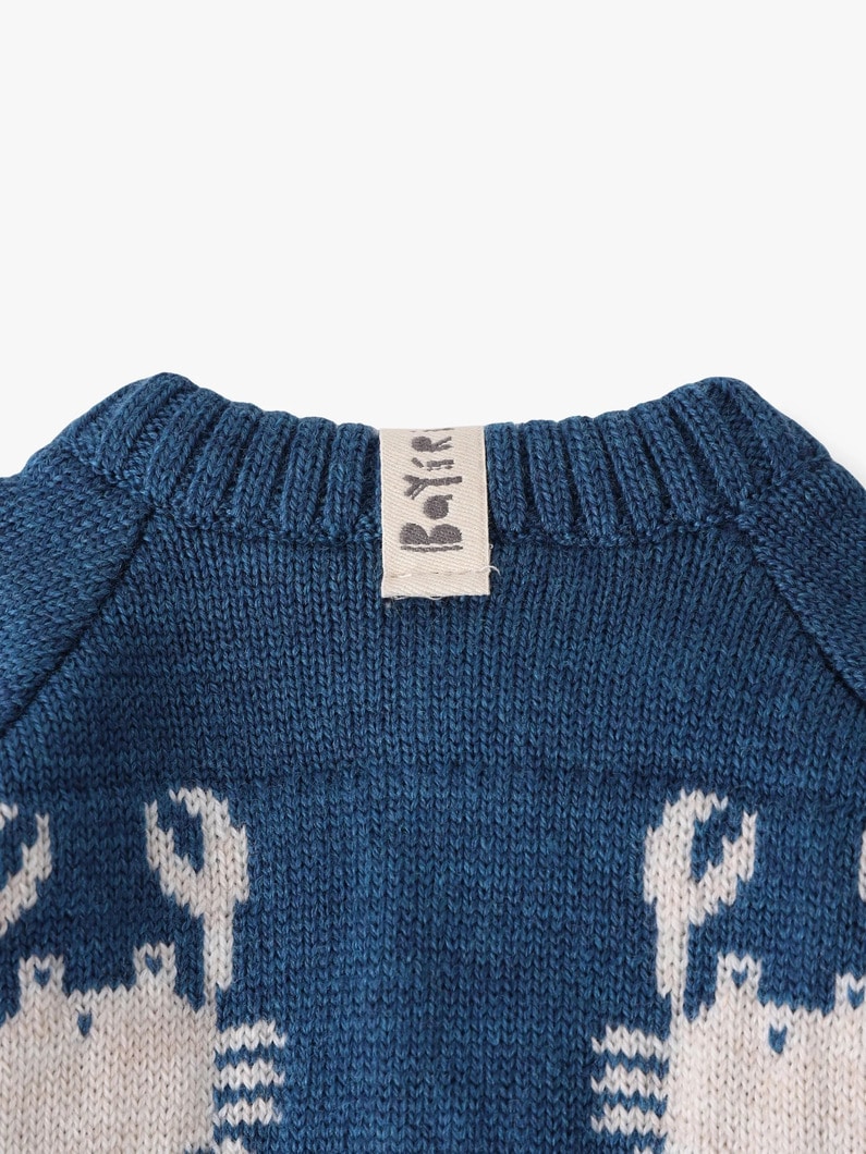 ダンシング クラブス カーディガン（6-12M） 詳細画像 navy 3