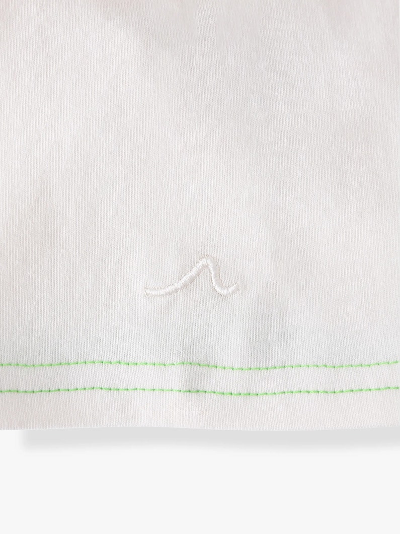 カラーステッチ ティー（オフホワイト/グレー/100-140cm） 詳細画像 gray 3