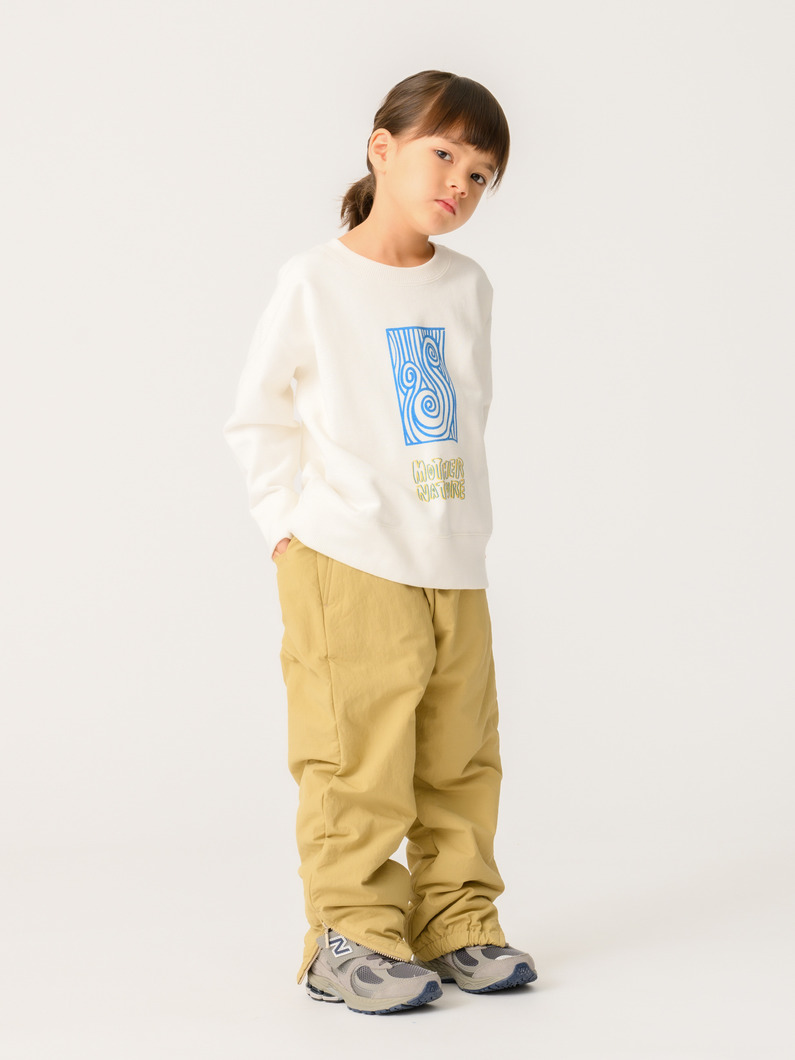 マザー ネイチャー プルオーバー（ホワイト/ピンク/100-140cm） 詳細画像 white 3