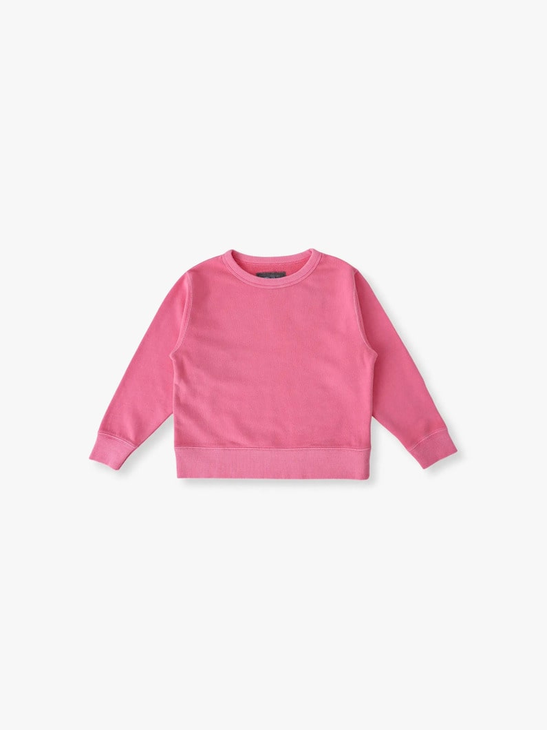 ピグメントダイ プルオーバー（ピンク/イエロー/ブルー/100-140cm） 詳細画像 pink