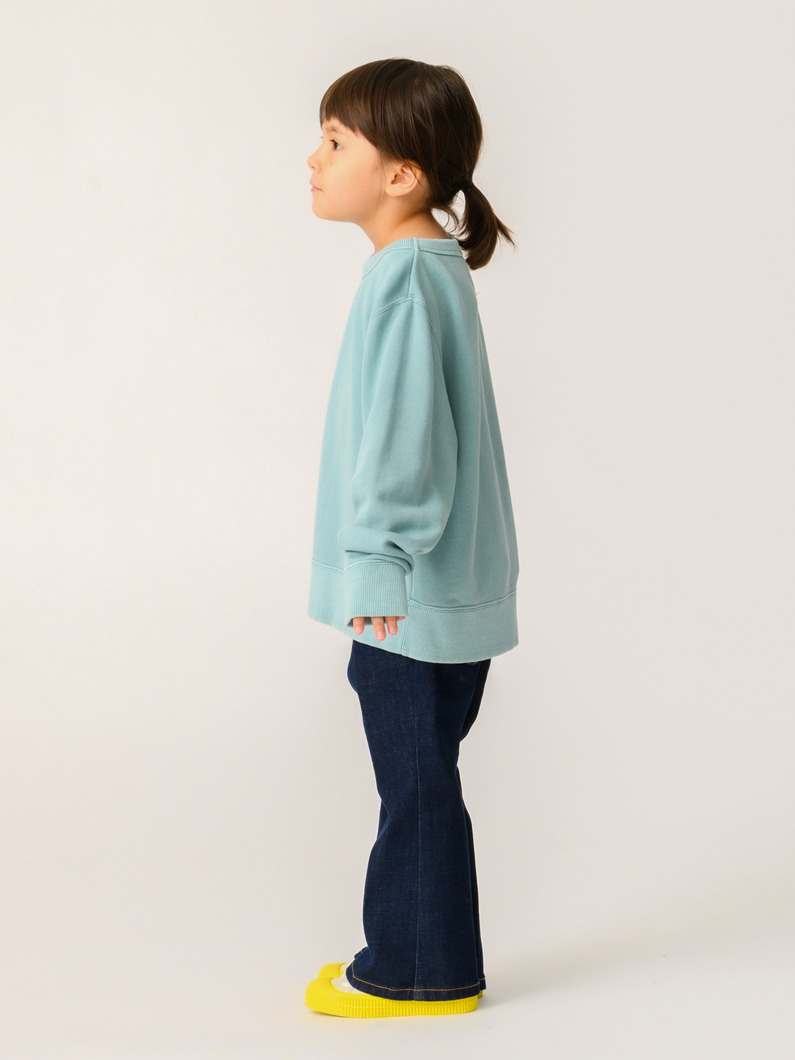 ピグメントダイ プルオーバー（ピンク/イエロー/ブルー/100-140cm） 詳細画像 blue 2