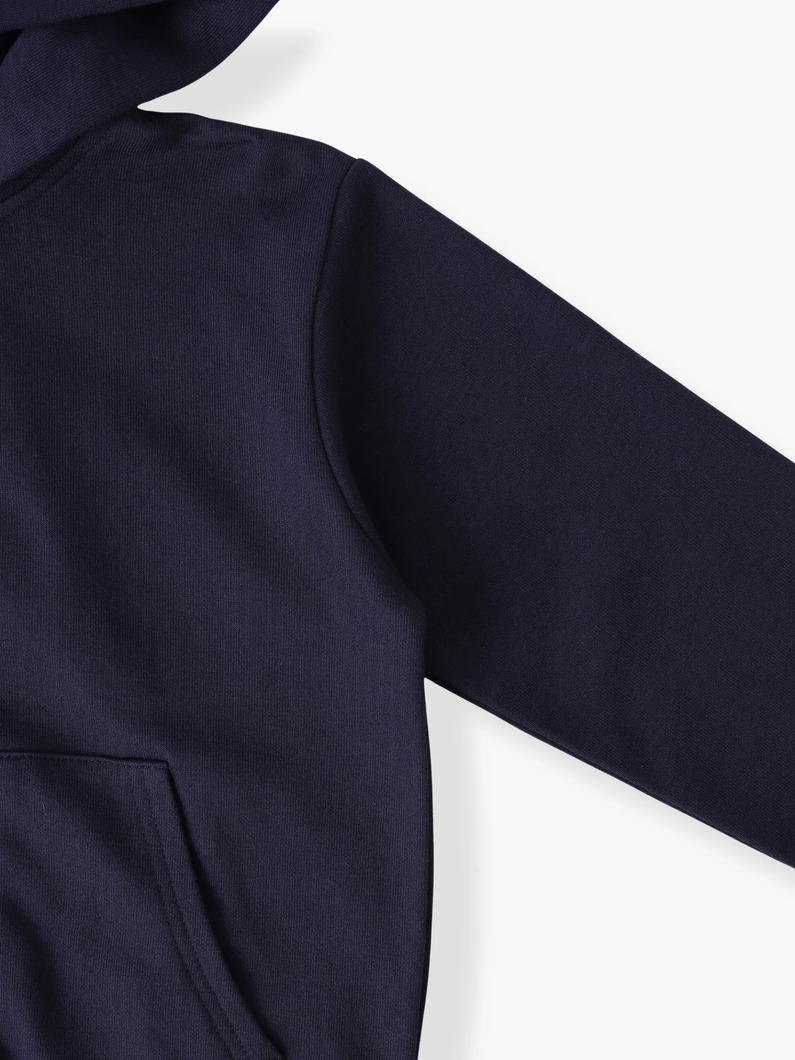 カラージップ フーディー（グリーン/ネイビー/100-140cm） 詳細画像 green 2