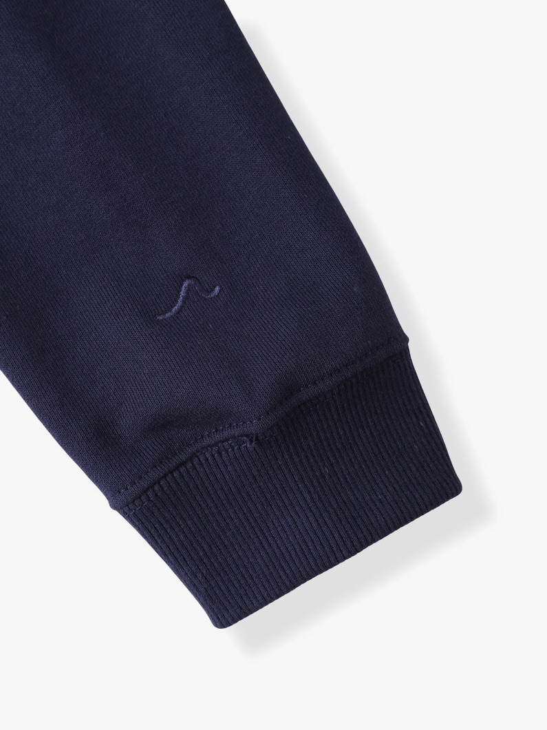 カラージップ フーディー（グリーン/ネイビー/100-140cm） 詳細画像 green 3