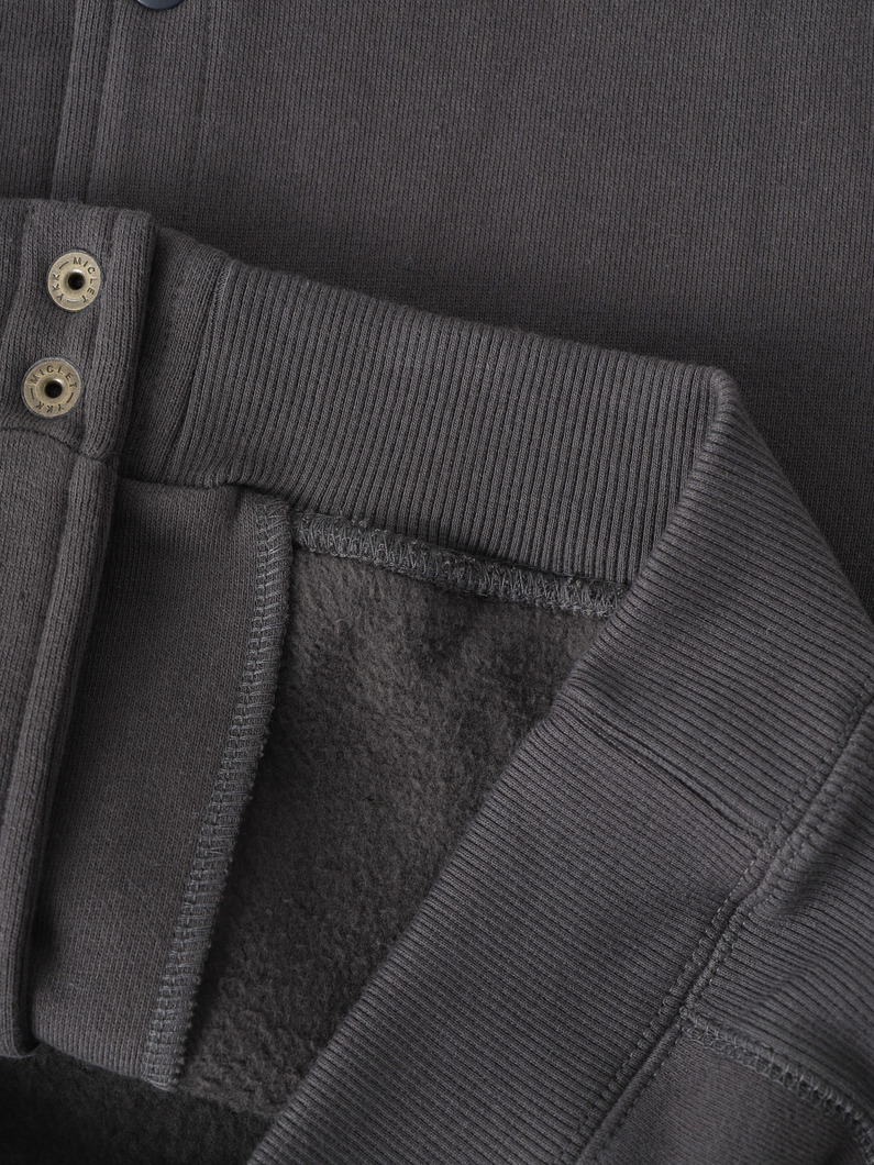 スナップ カーディガン（アイボリー/レッド/チャーコールグレー/100-140cm） 詳細画像 ivory 3