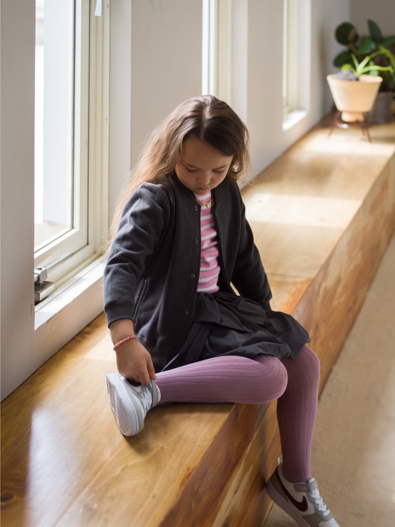 スナップ カーディガン（アイボリー/レッド/チャーコールグレー/100-140cm） 詳細画像 charcoal gray