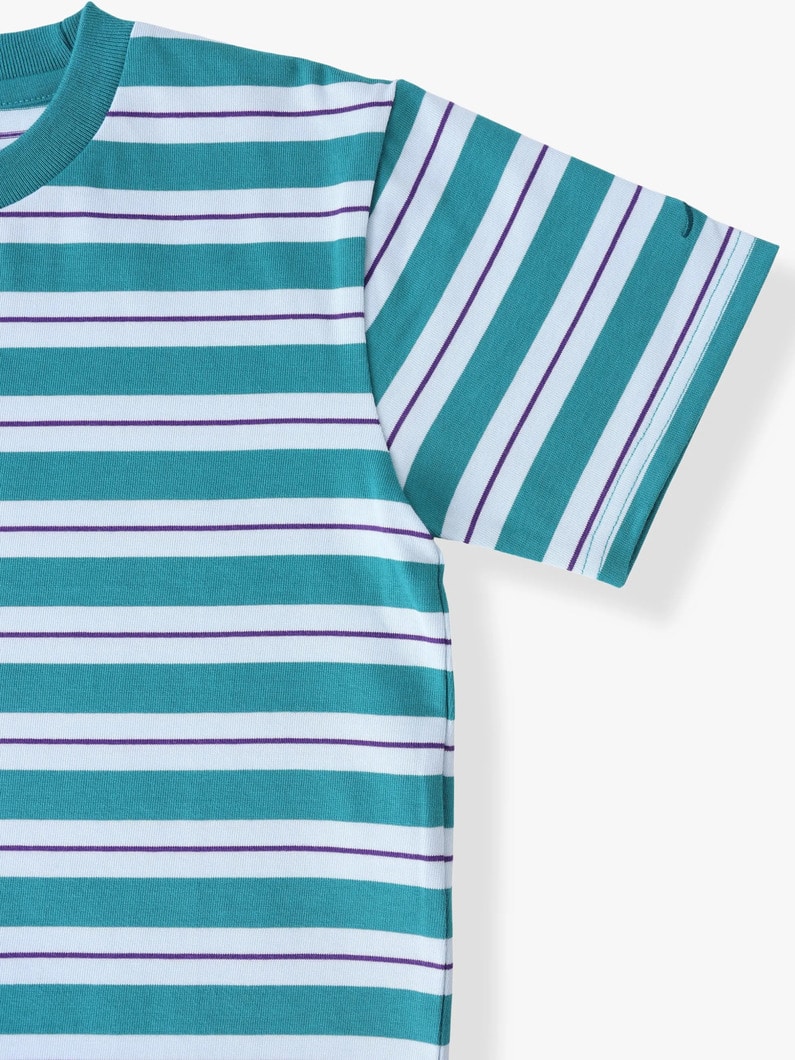 マルチボーダーティー （グリーン/ブルー/100-140cm） 詳細画像 blue 2