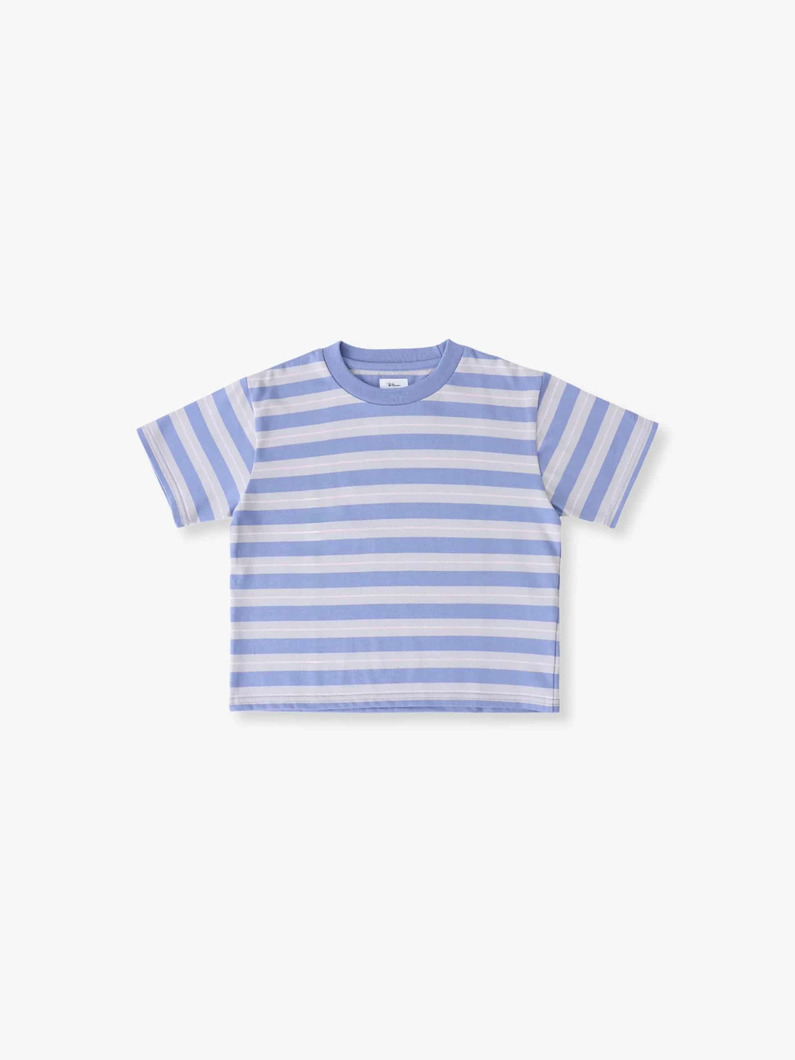 マルチボーダーティー （グリーン/ブルー/100-140cm） 詳細画像 blue 6