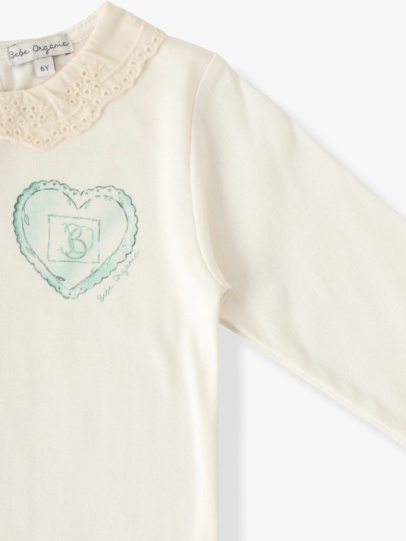 ルマエ ロングスリーブ ティー（4-8Y） 詳細画像 white 2