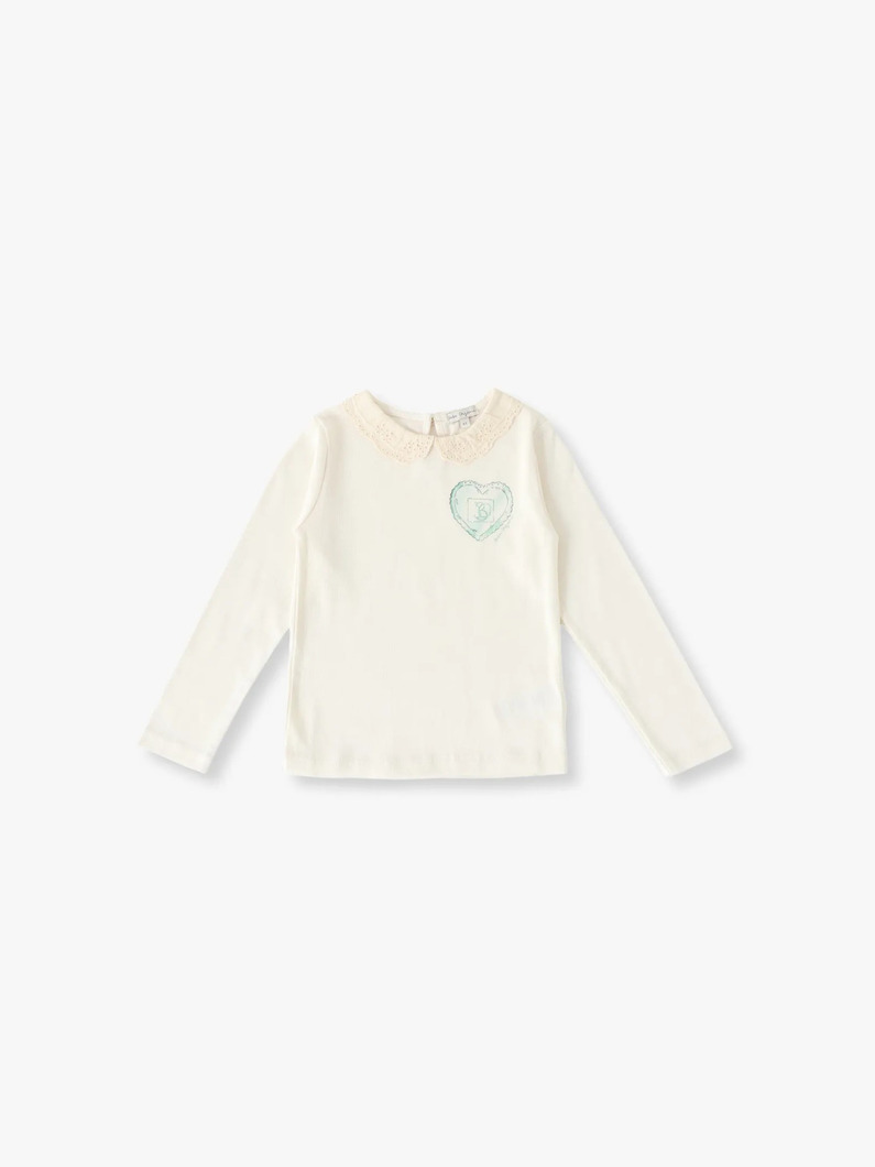 ルマエ ロングスリーブ ティー（4-8Y） 詳細画像 white 1