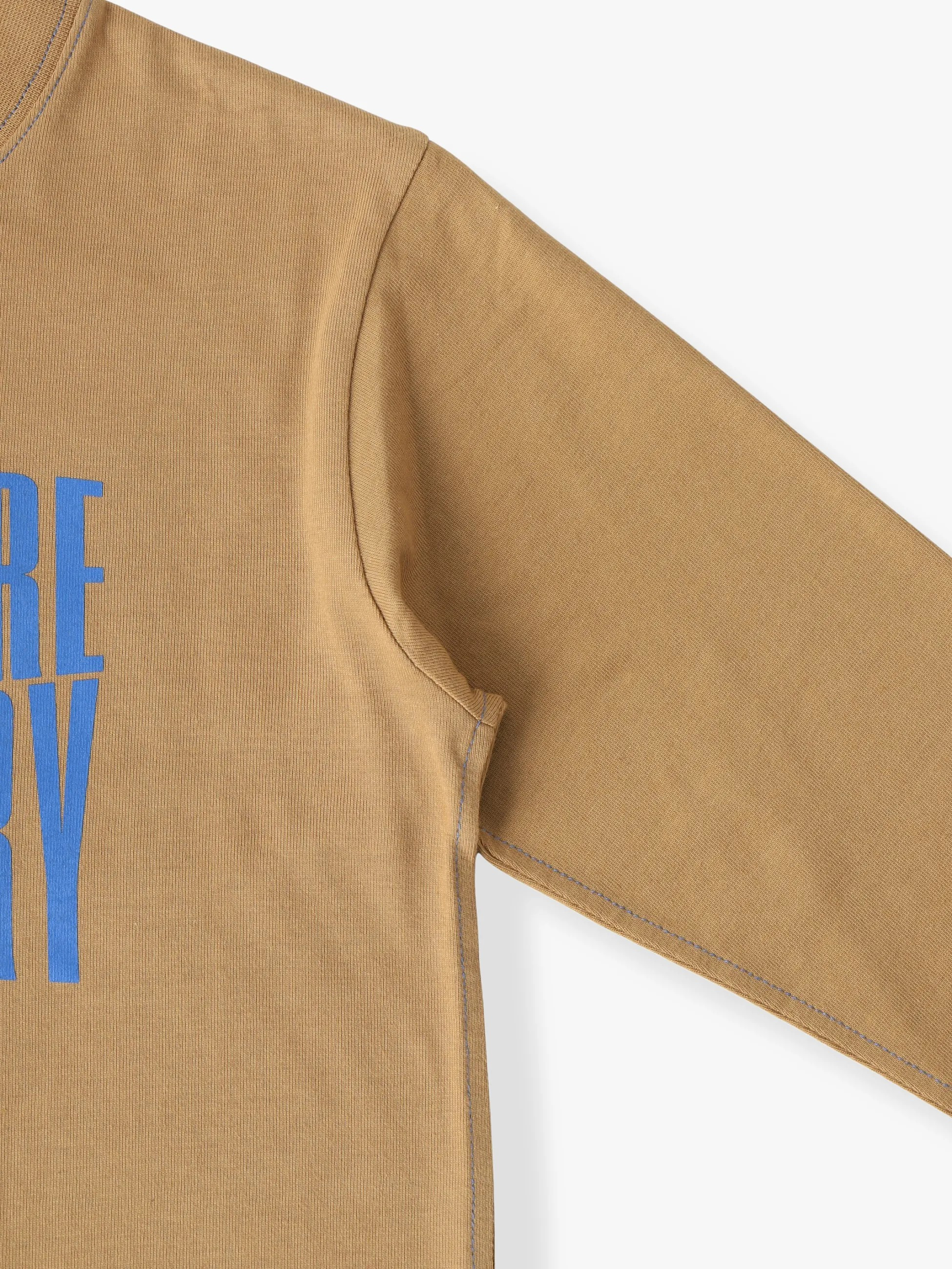 ロゴプリント オーガニックコットン ロングスリーブ ティー