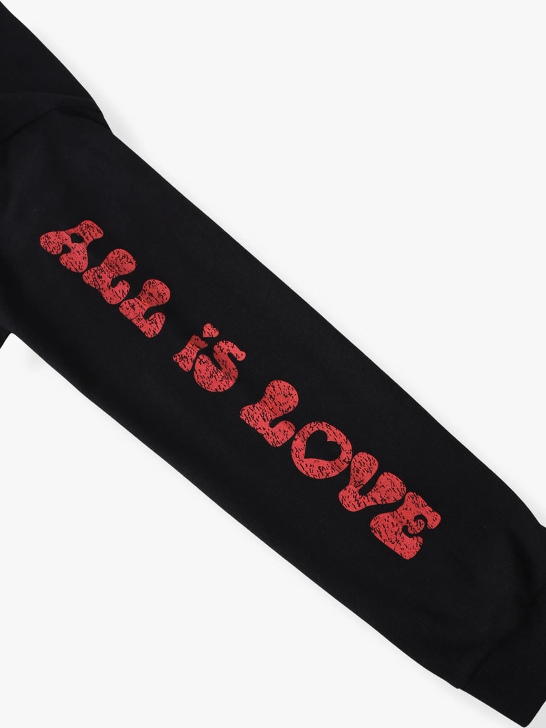 ロゴ プリント ロングスリーブ ティー（4-10Y） 詳細画像 black 3