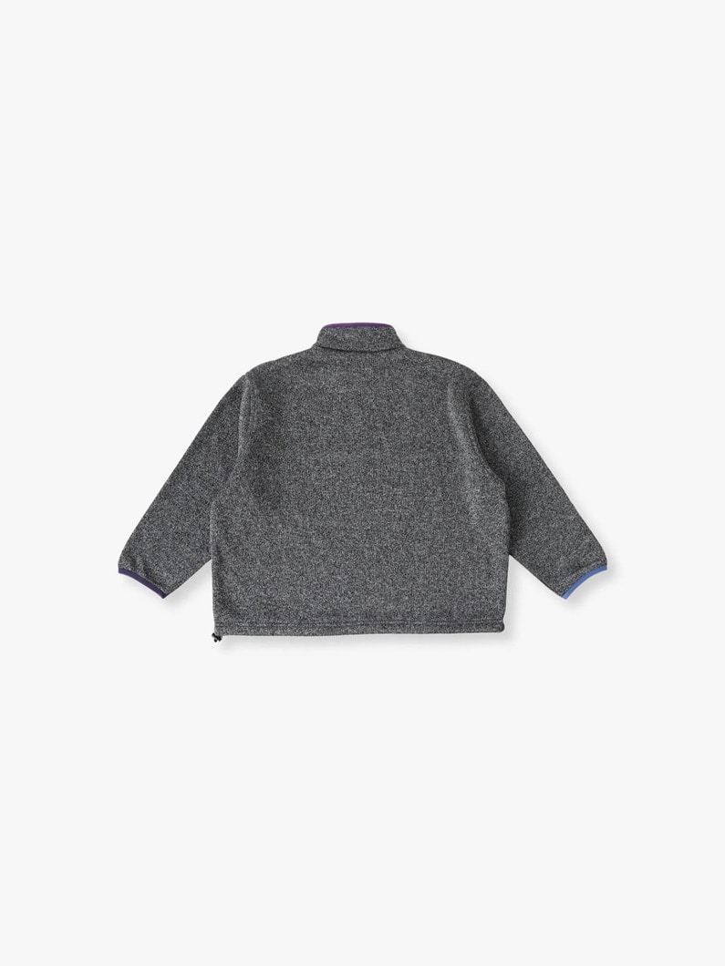 ボンディング ニット フリース プルオーバー（グレー/カーキ/ブラック/100-150cm） 詳細画像 khaki 1