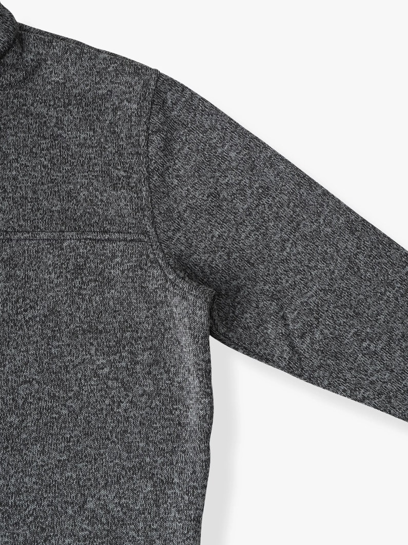 ボンディング ニット フリース プルオーバー（グレー/カーキ/ブラック/100-150cm） 詳細画像 khaki 2