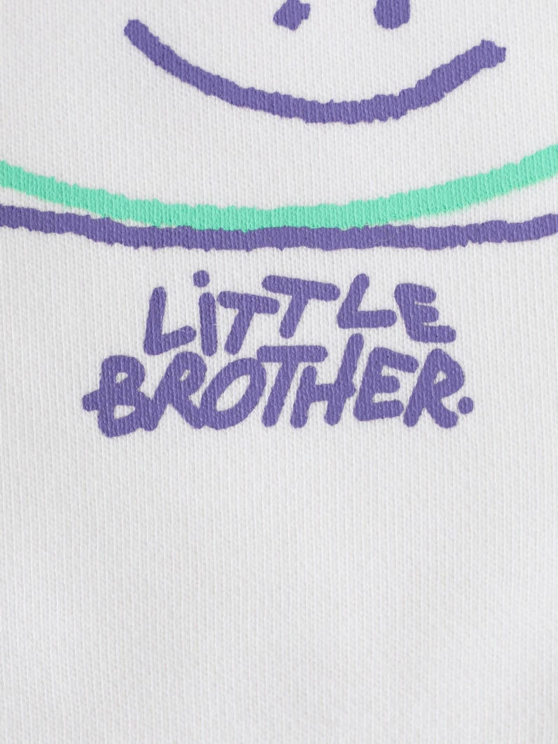 イラストタッチ スウェット シャツ（110-150cm） 詳細画像 white 3