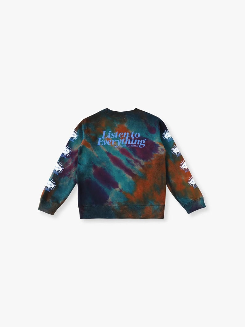 タイダイ ロングスリーブ スウェット シャツ（110-150cm） 詳細画像 other 1