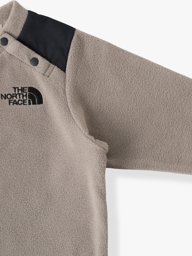 マイクロ フリース クルーネック トップス（ピンク/カーキ/80-90cm） 詳細画像 pink 2