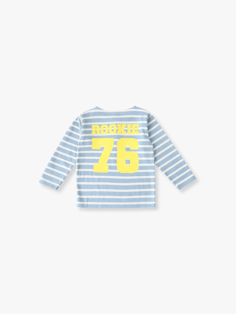 マリニエール ストライプ プルオーバー（ピンク/カーキ/ブルー/3-5Y） 詳細画像 blue 1