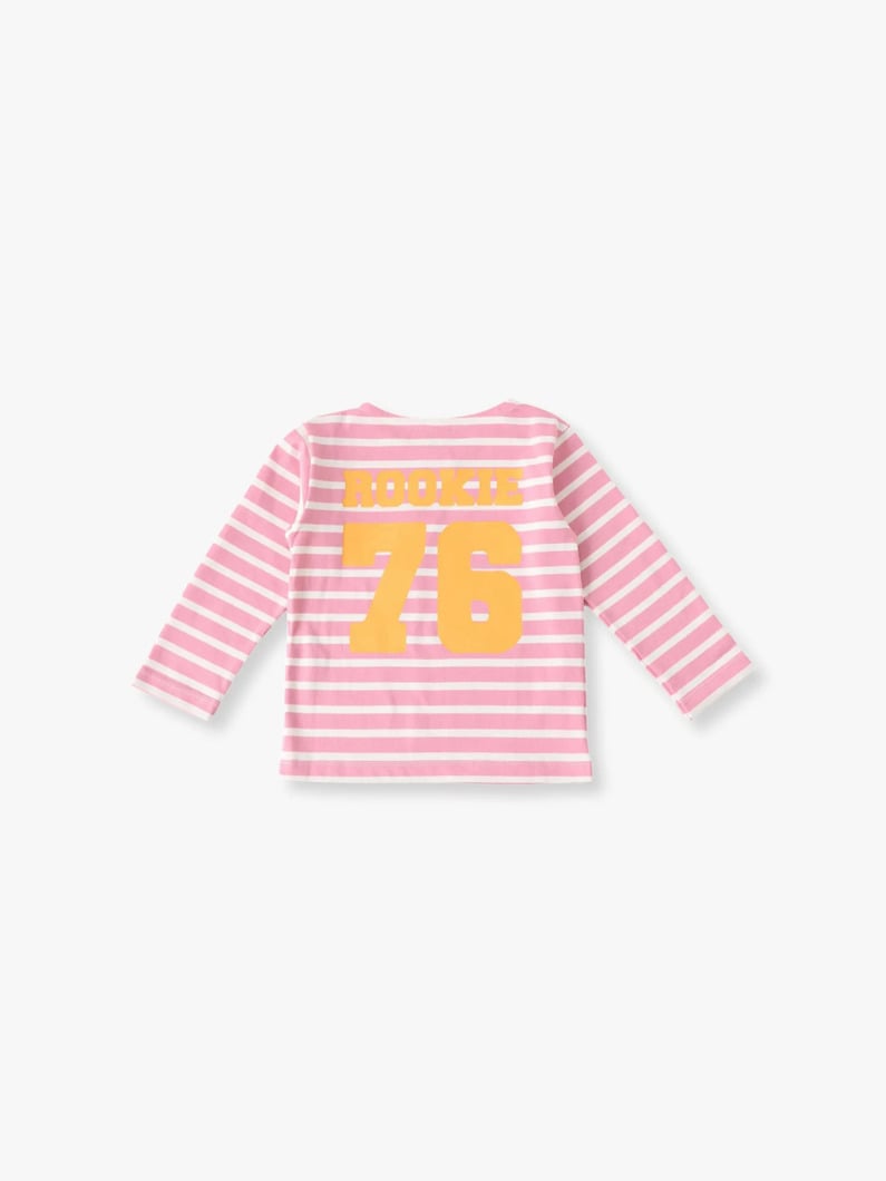 マリニエール ストライプ プルオーバー（ピンク/カーキ/ブルー/3-5Y） 詳細画像 pink 2