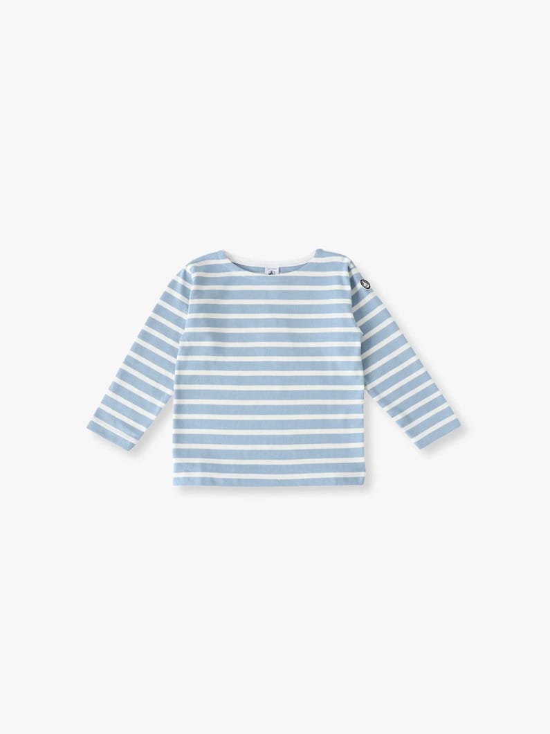 マリニエール ストライプ プルオーバー（ピンク/カーキ/ブルー/3