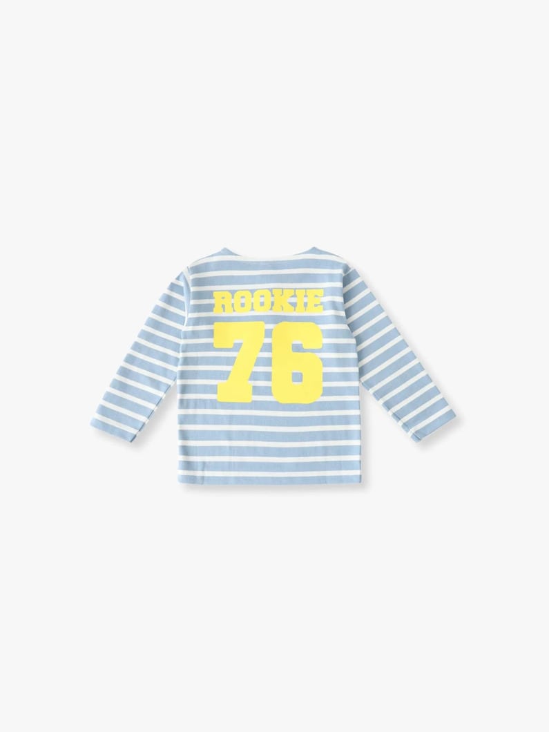 マリニエール ストライプ プルオーバー（ピンク/カーキ/ブルー/3-5Y） 詳細画像 blue 2