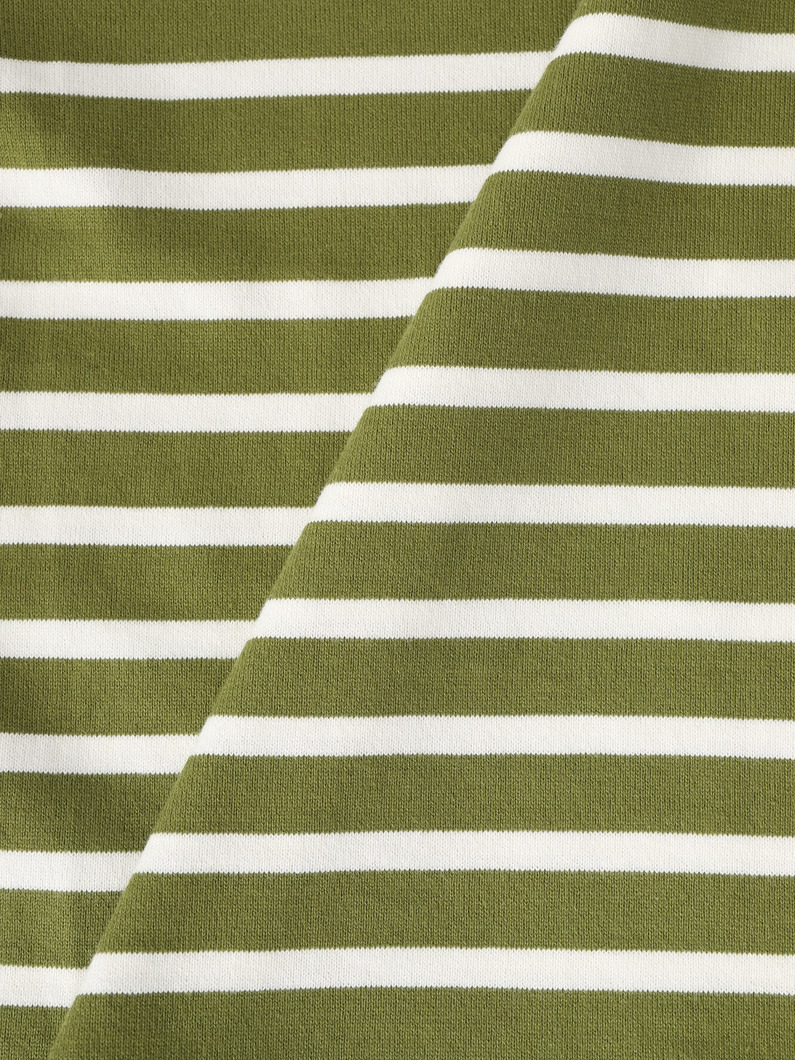 マリニエール ストライプ プルオーバー（ピンク/カーキ/ブルー/6-10Y） 詳細画像 khaki 4