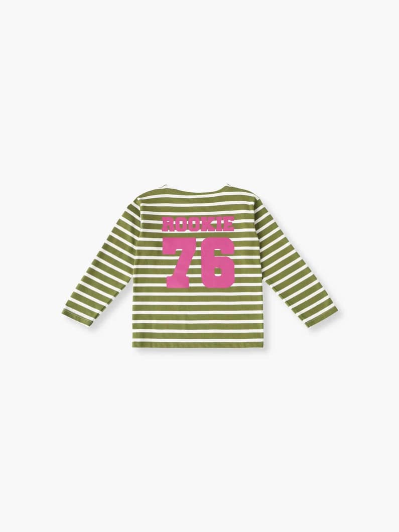 マリニエール ストライプ プルオーバー（ピンク/カーキ/ブルー/6-10Y） 詳細画像 khaki 6