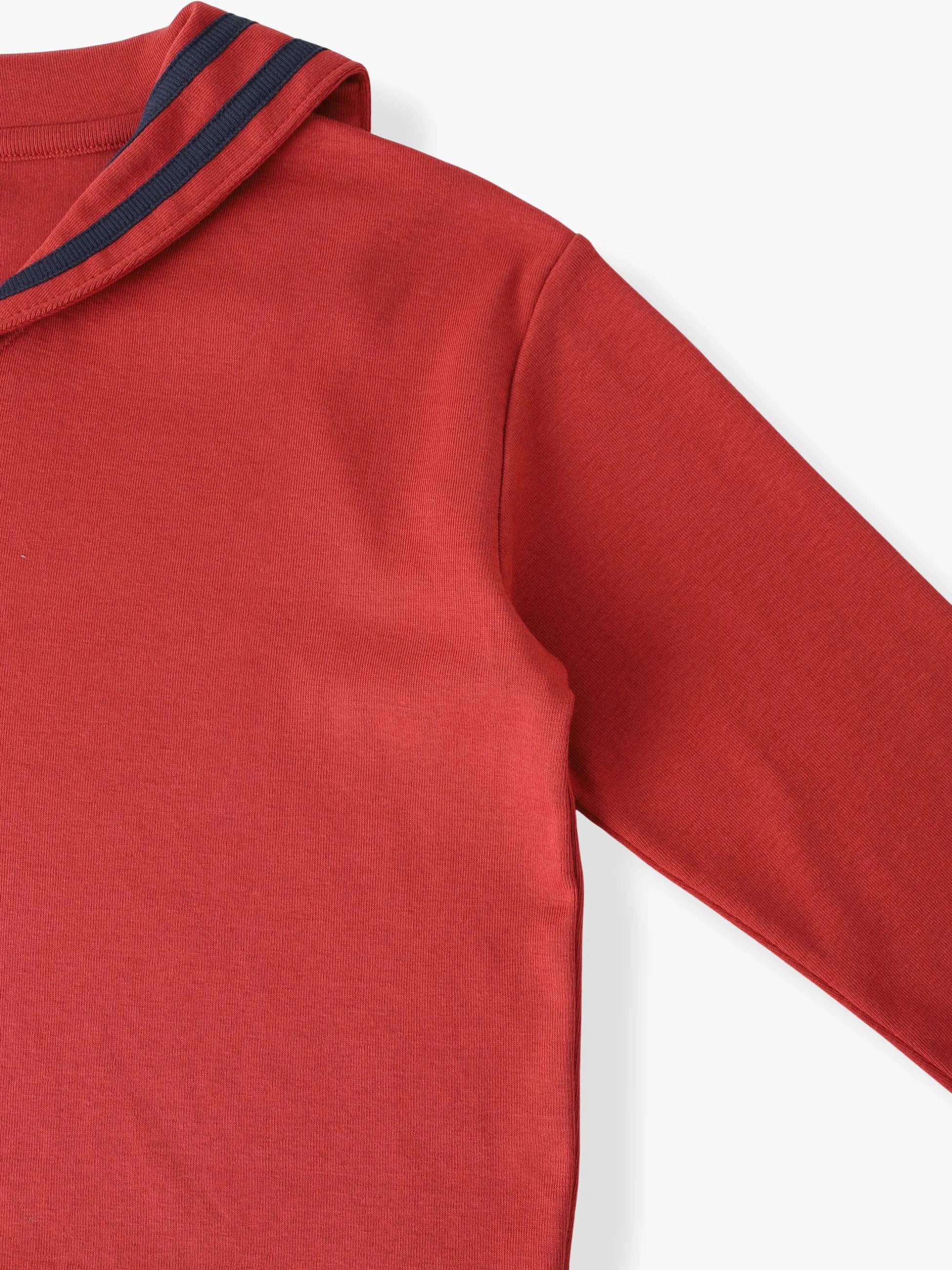 セーラー トップ（ダークレッド/2-10Y）｜Misha & Puff(ミーシャ