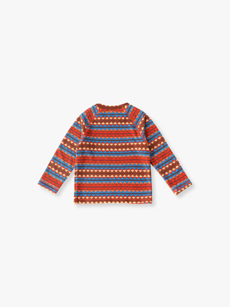 フリース ロングスリーブ プルオーバー（18M-3Y） 詳細画像 red 1