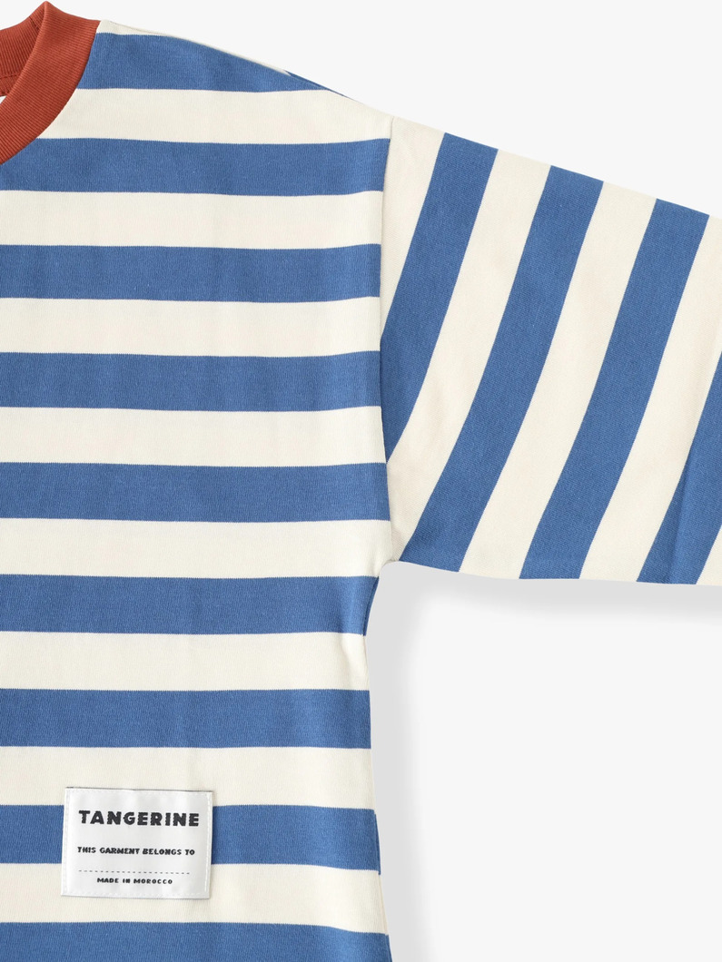 ブルー ストライプ ロングスリーブ ティー（6-8Y） 詳細画像 other 2